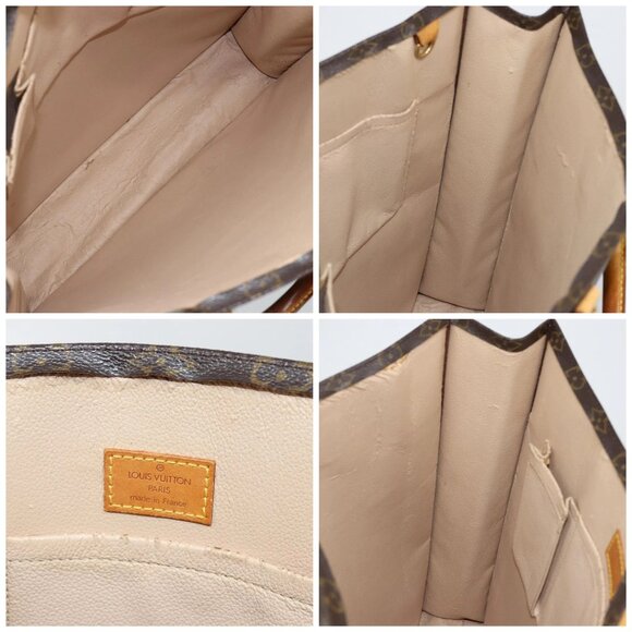 LOUIS VUITTON Monogram Sac Plat Hand Bag M51140 LV Auth 142772 - Picture 15 of 16